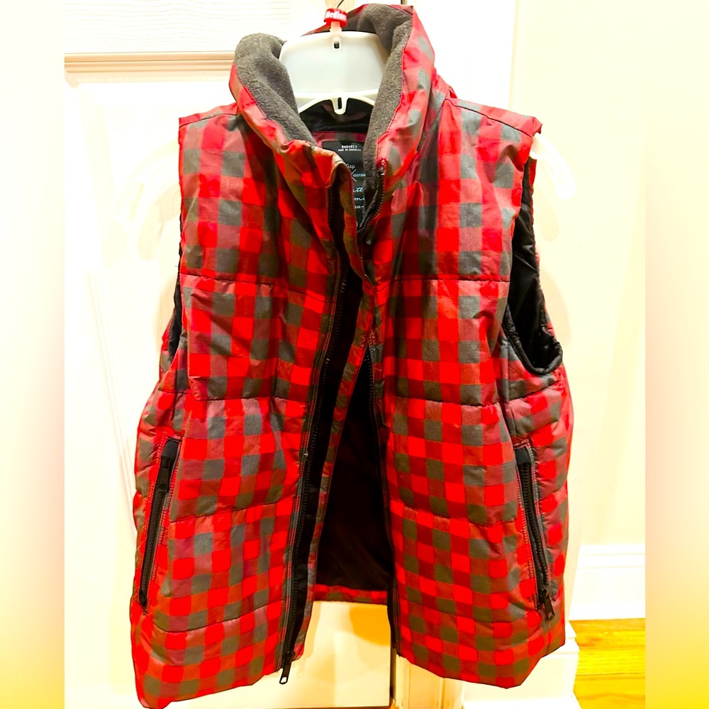 Women Vest Medium Zipper Front Side Pockets